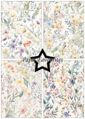 Paper Favourites - Spring Flowers - A5 Paper Pack