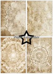 Paper Favourites - Vintage Doily - A5 Paper Pack