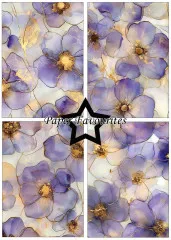 Paper Favourites - Alcohol Ink Flowers - A5 Paper Pack