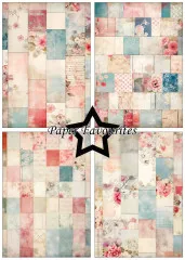 Paper Favourites - Old Patchwork - A5 Paper Pack