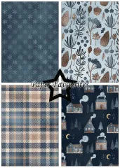 Paper Favourites - Winter Night - A5 Paper Pack