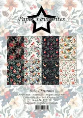 Paper Favourites - Boho Christmas - A5 Paper Pack