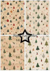 Paper Favourites - Christmas Pattern - A5 Paper Pack