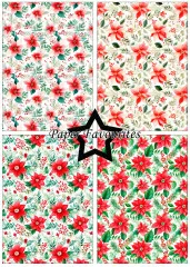 Paper Favourites - Poinsettia - A5 Paper Pack