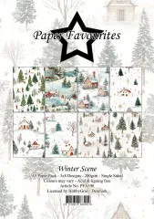 Paper Favourites - Winter Scene - A5 Paper Pack