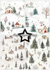 Paper Favourites - Winter Scene - A5 Paper Pack