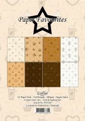 Paper Favourites - Coffee - A5 Paper Pack