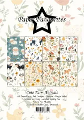 Paper Favourites - Cute Farm Animals - A5 Paper Pack
