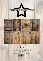 Paper Favourites - Wood - A5 Paper Pack