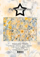 Paper Favourites - Watercolour Flowers - A5 Paper Pack