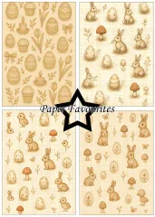 Paper Favourites - Vintage Easter - A5 Paper Pack