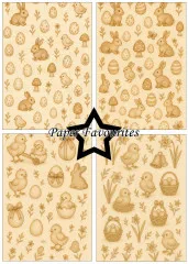 Paper Favourites - Vintage Easter - A5 Paper Pack