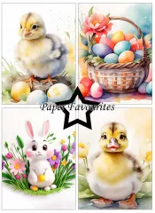 Paper Favourites - Cute Easter - A6 Paper Pack