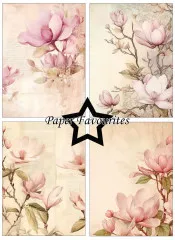 Paper Favourites - Pink Magnolia - A6 Paper Pack