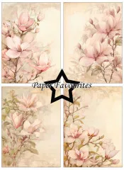 Paper Favourites - Pink Magnolia - A6 Paper Pack