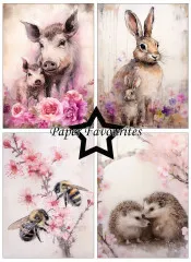 Paper Favourites - Wildlife - A6 Paper Pack