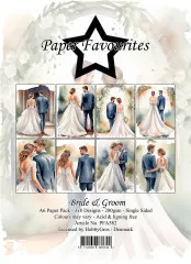 Paper Favourites - Bride & Groom - A6 Paper Pack