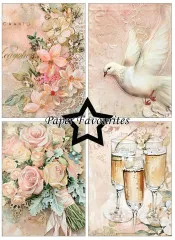 Paper Favourites - Wedding Art - A6 Paper Pack