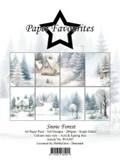 Paper Favourites - Snow Forest - A6 Paper Pack