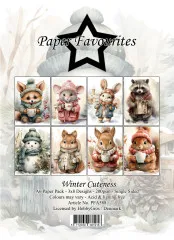Paper Favourites - Winter Cuteness - A6 Paper Pack