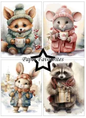Paper Favourites - Winter Cuteness - A6 Paper Pack