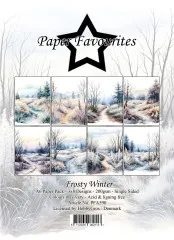 Paper Favourites - Frosty Winter - A6 Paper Pack