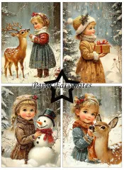 Paper Favourites - Vintage Winter - A6 Paper Pack