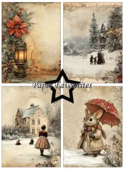 Paper Favourites - Victorian Christmas - A6 Paper Pack