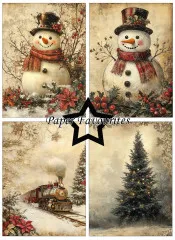 Paper Favourites - Victorian Christmas - A6 Paper Pack