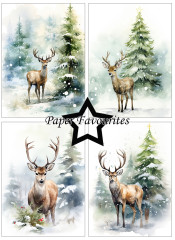 Paper Favourites - Reindeer - A6 Paper Pack
