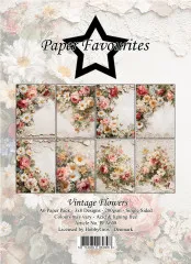 Paper Favourites - Vintage Flowers - A6 Paper Pack