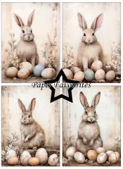 Paper Favourites - Easter Bunny - A6 Paper Pack