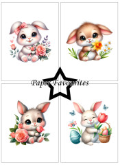 Paper Favourites - Easter Cuties - A6 Paper Pack