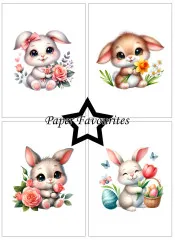 Paper Favourites - Easter Cuties - A6 Paper Pack
