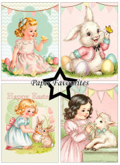 Paper Favourites - Vintage Easter - A6 Paper Pack