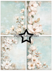 Paper Favourites - Dusty Blue Magnolia - A6 Paper Pack