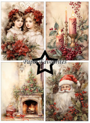 Paper Favourites - Christmas Nostalgia - A6 Paper Pack