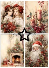 Paper Favourites - Christmas Nostalgia - A6 Paper Pack