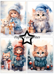 Paper Favourites - Cozy Winter Friends - A6 Paper Pack
