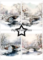 Paper Favourites - Frosted Landscapes - A6 Paper Pack