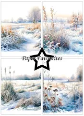 Paper Favourites - Frosted Landscapes - A6 Paper Pack