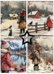 Paper Favourites - Silent Winter - A6 Paper Pack