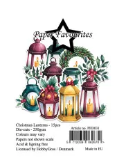 Paper Favourites Die-Cuts - Christmas Lanterns