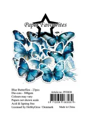 Paper Favourites Die-Cuts - Blue Butterflies