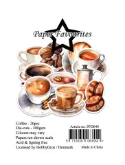Paper Favourites Die-Cuts - Coffee