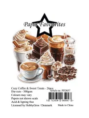 Paper Favourites Die-Cuts - Cozy Coffee & Sweet Treats