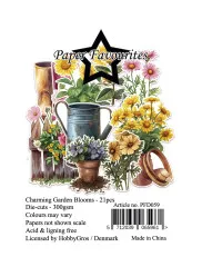 Paper Favourites Die-Cuts - Charming Garden Blooms