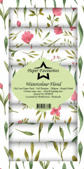 Paper Favourites Watercolour Floral Slim Paper Pack