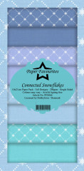 Paper Favourites Connected Snowflakes Slim Paper Pack