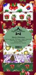 Paper Favourites Merry Christmas Slim Scrap Paper Pack